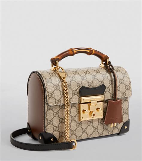 gucci padlock gg supreme bag beige|Gucci neo vintage bag.